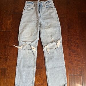 Abercrombie 90s Straight Ultra High Rise Jeans